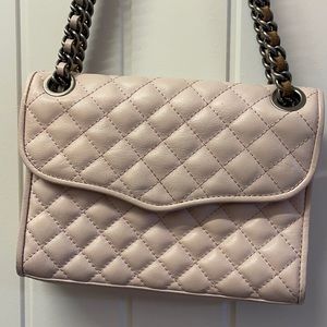 Rebecca Minkoff Mini Quilted Affair - light pink
